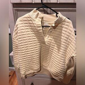 CALIA quilted pull over